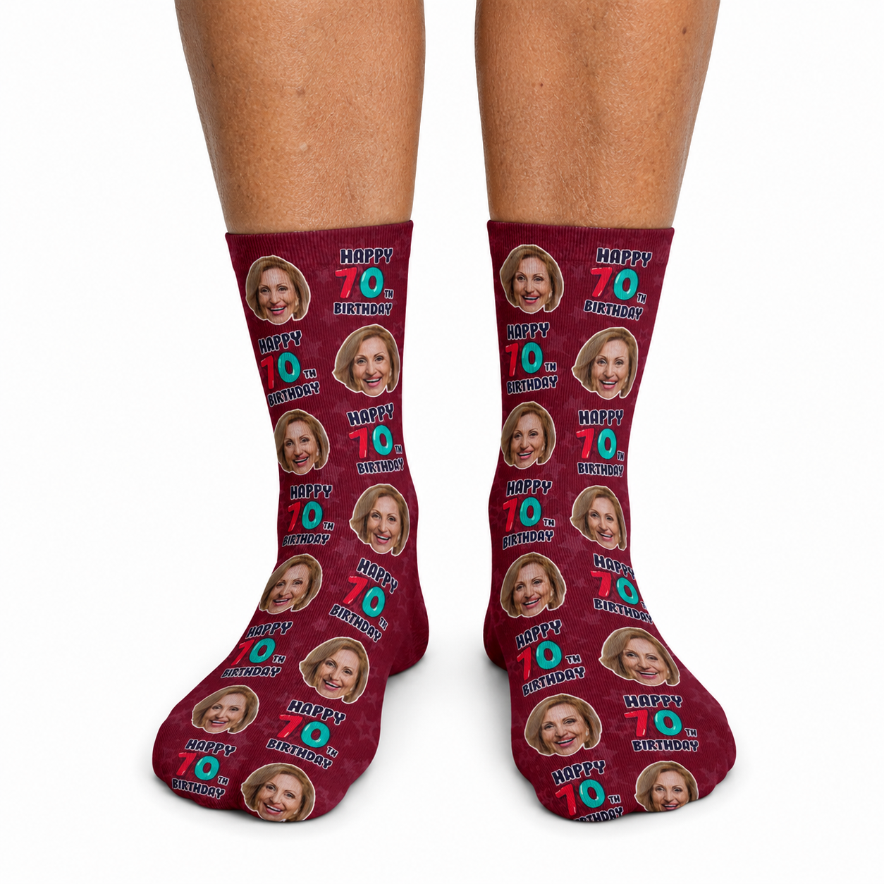 70th Birthday Socks