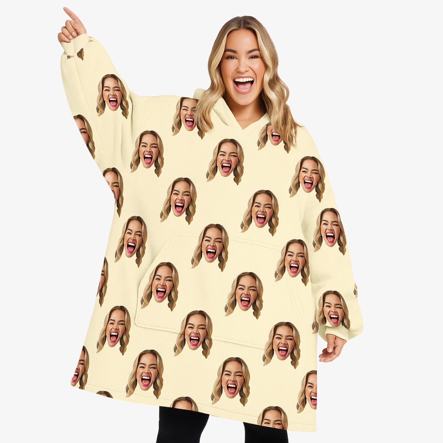 personalised hooded blanket