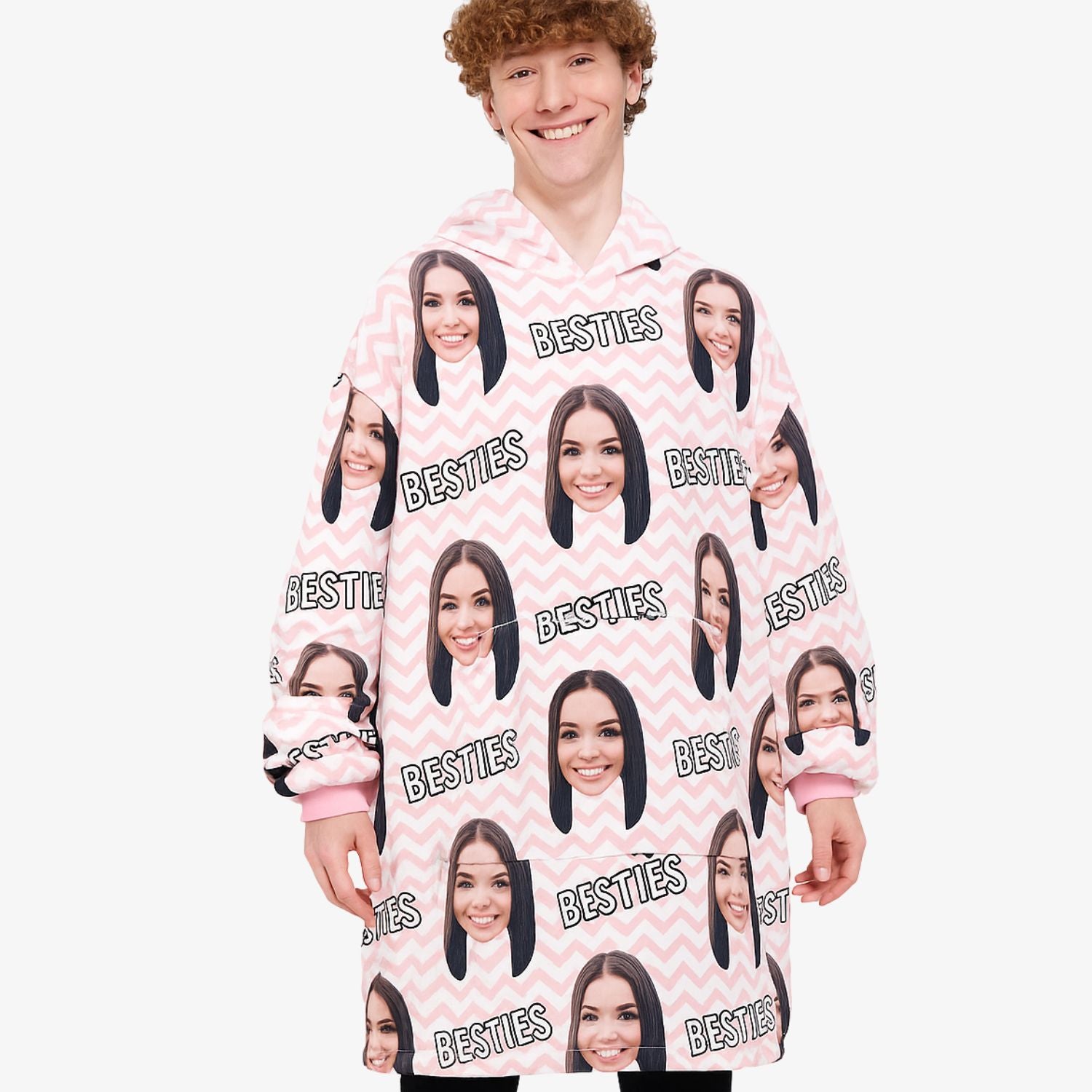 Besties Hoodie Blanket
