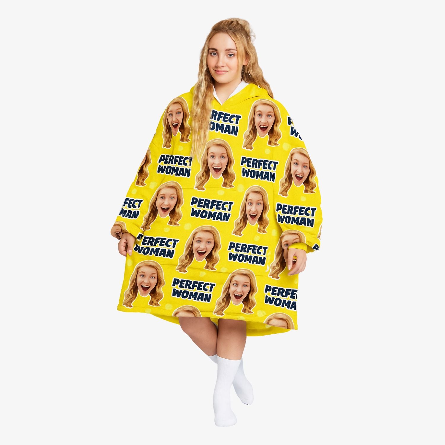 Perfect Woman Hoodie Blanket