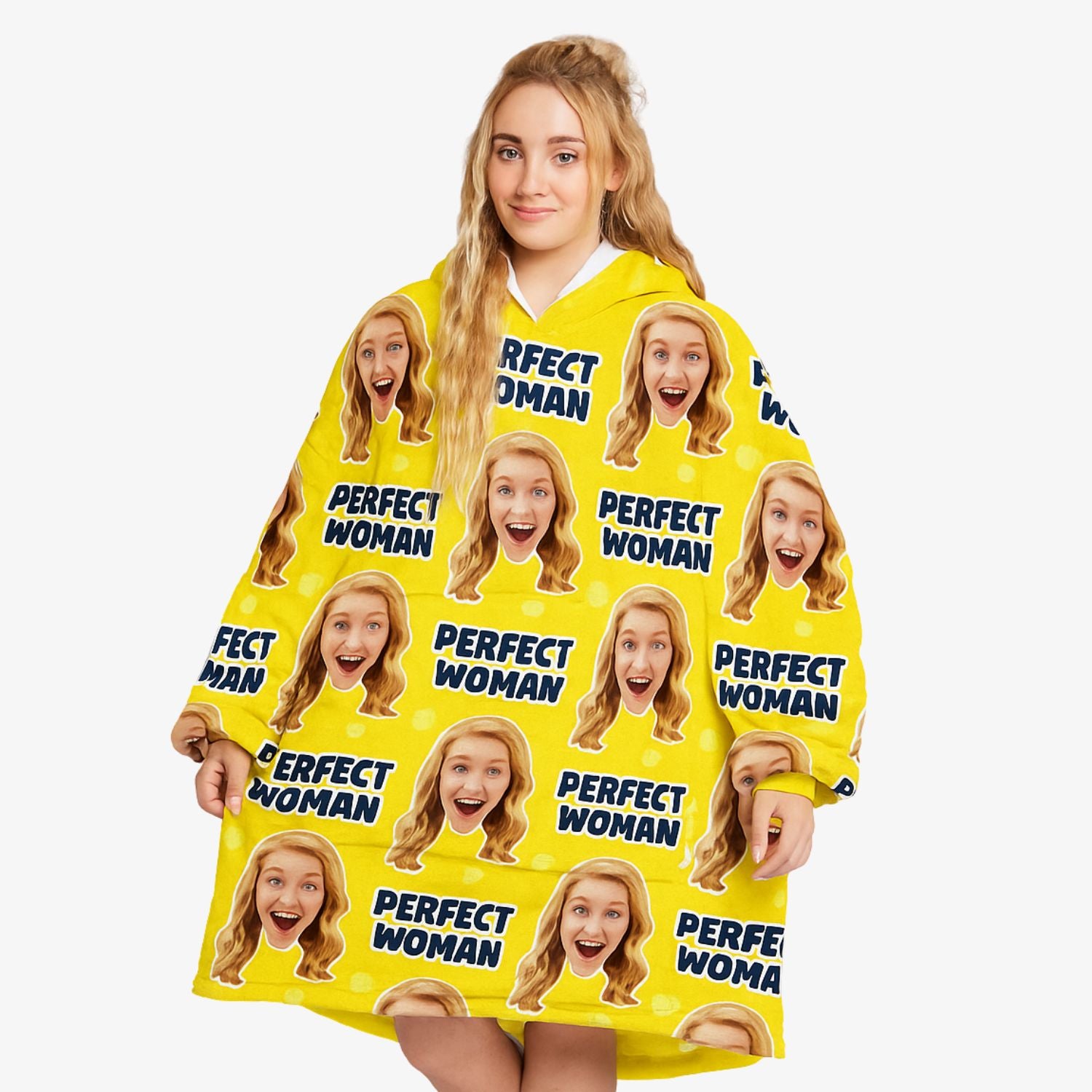 Perfect Woman Hoodie Blanket
