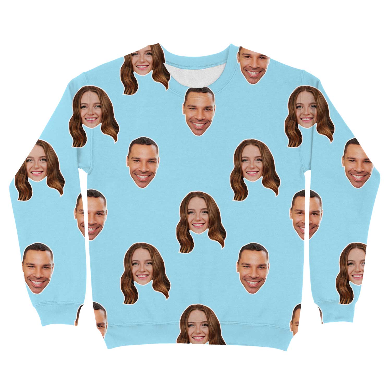 Couples Face Sweatshirt