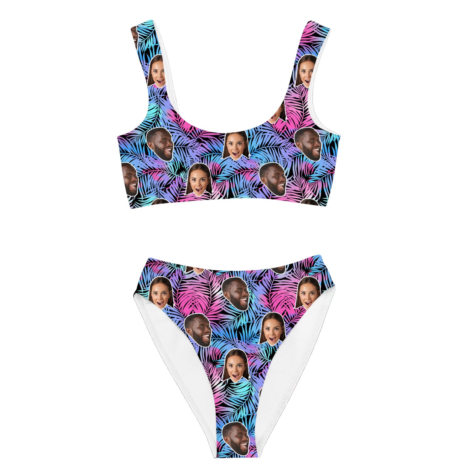 Neon Tropical Custom Made Bikini Set