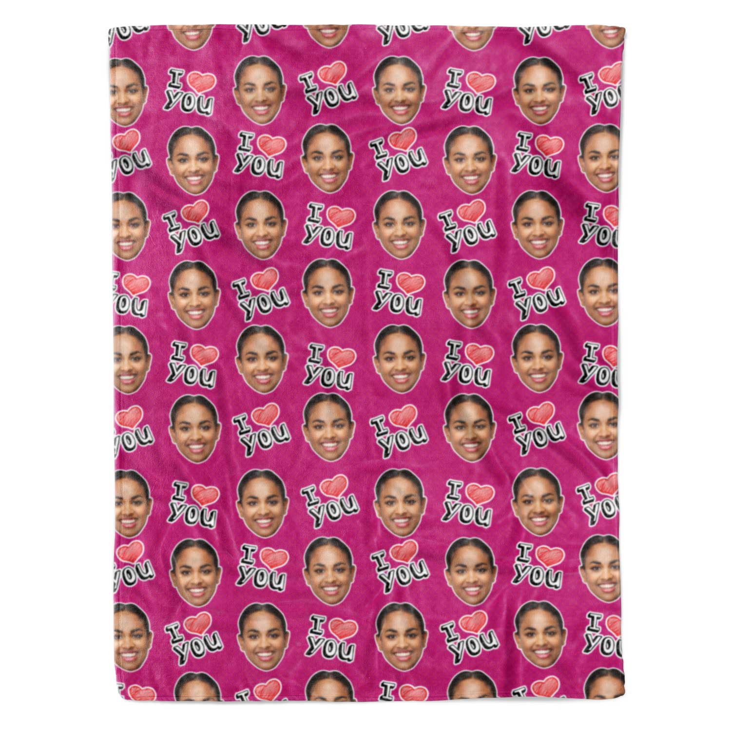 I Heart You Personalised Blanket