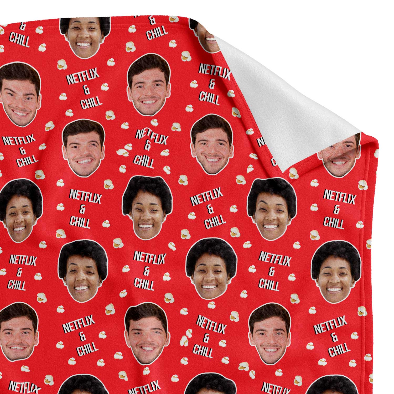 Netflix & Chill Personalised Blanket
