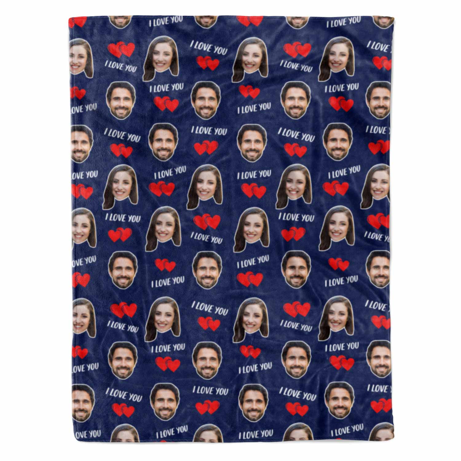 I Love You Personalised With Us Blanket