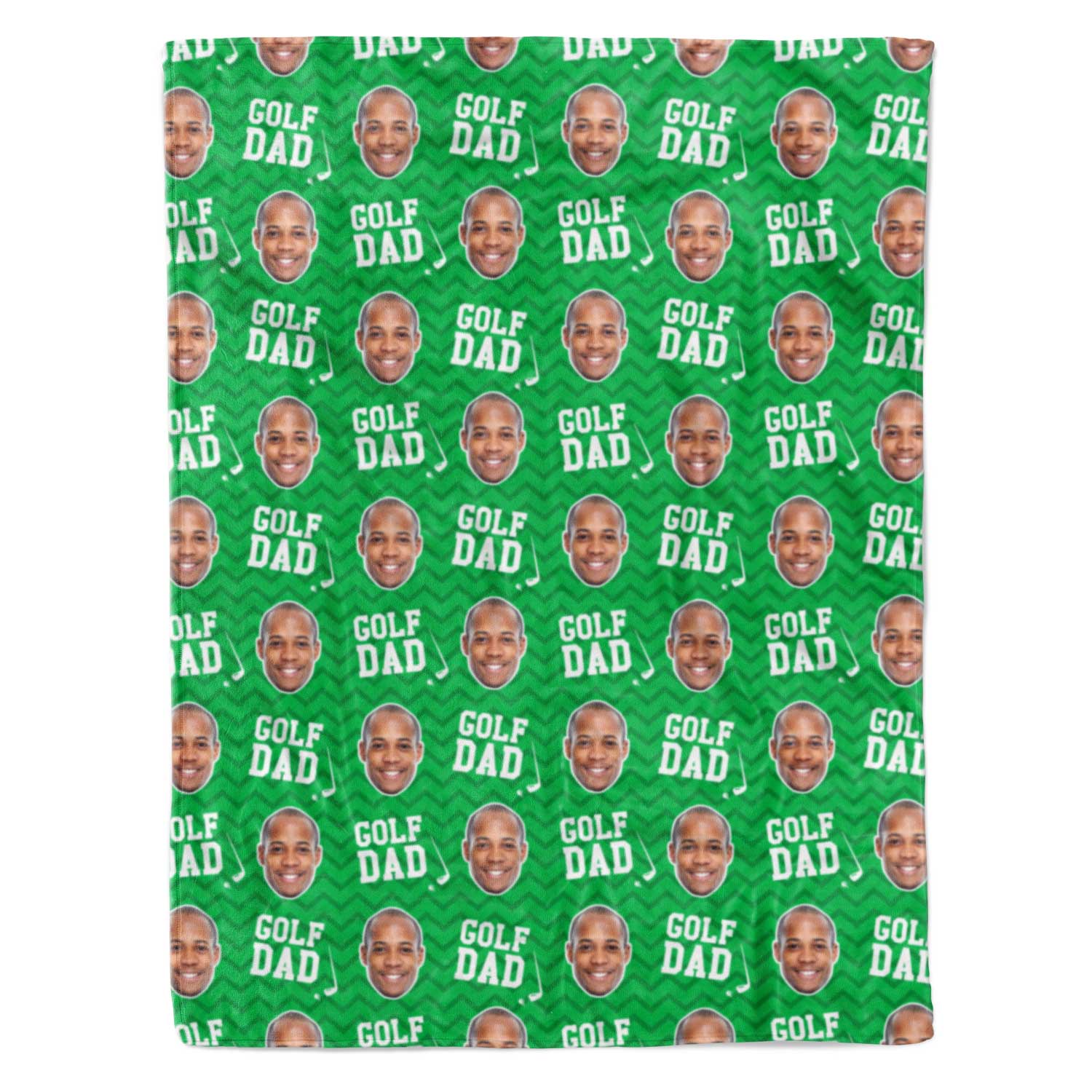 Golf Dad Personalised Blanket