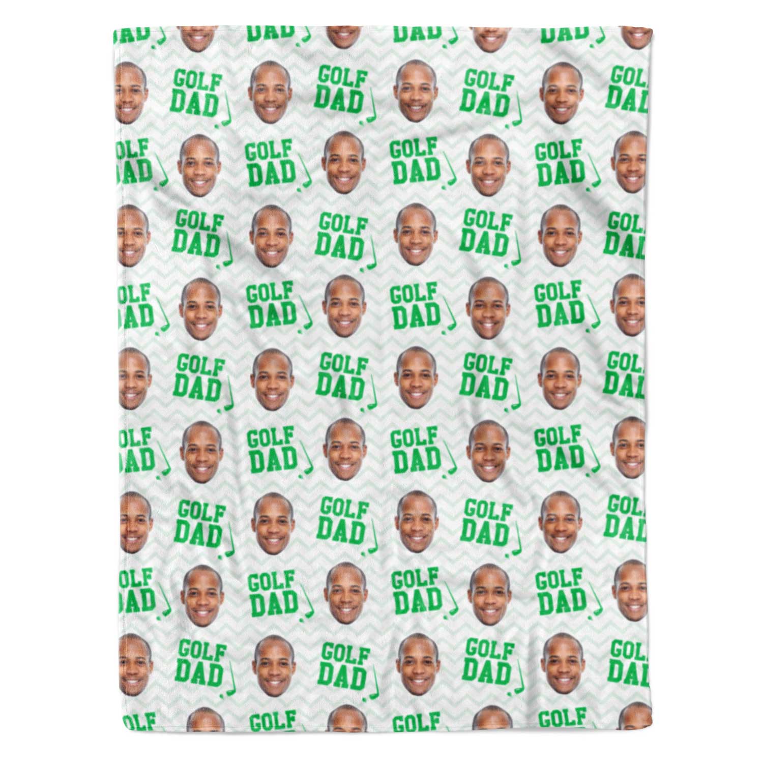 Golf Dad Personalised Blanket