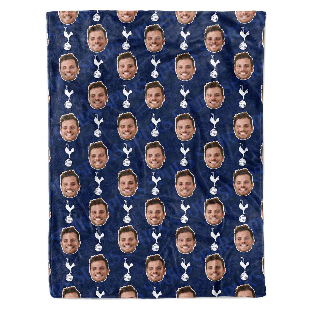 Spurs Blanket Personalised With Your Face