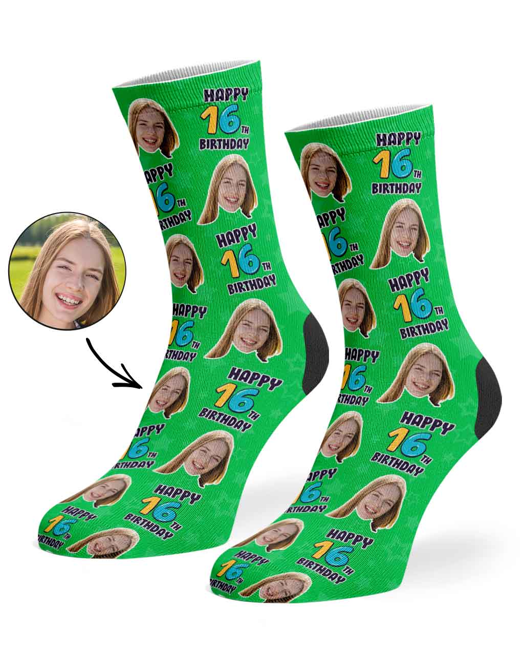 16th Birthday Socks