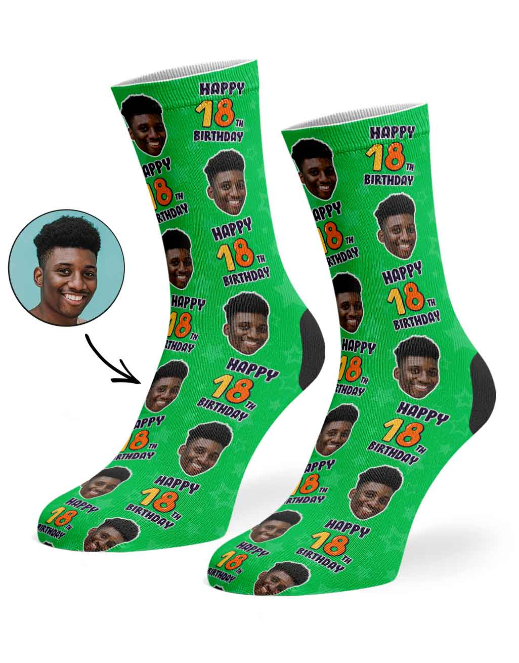 18th Birthday Socks