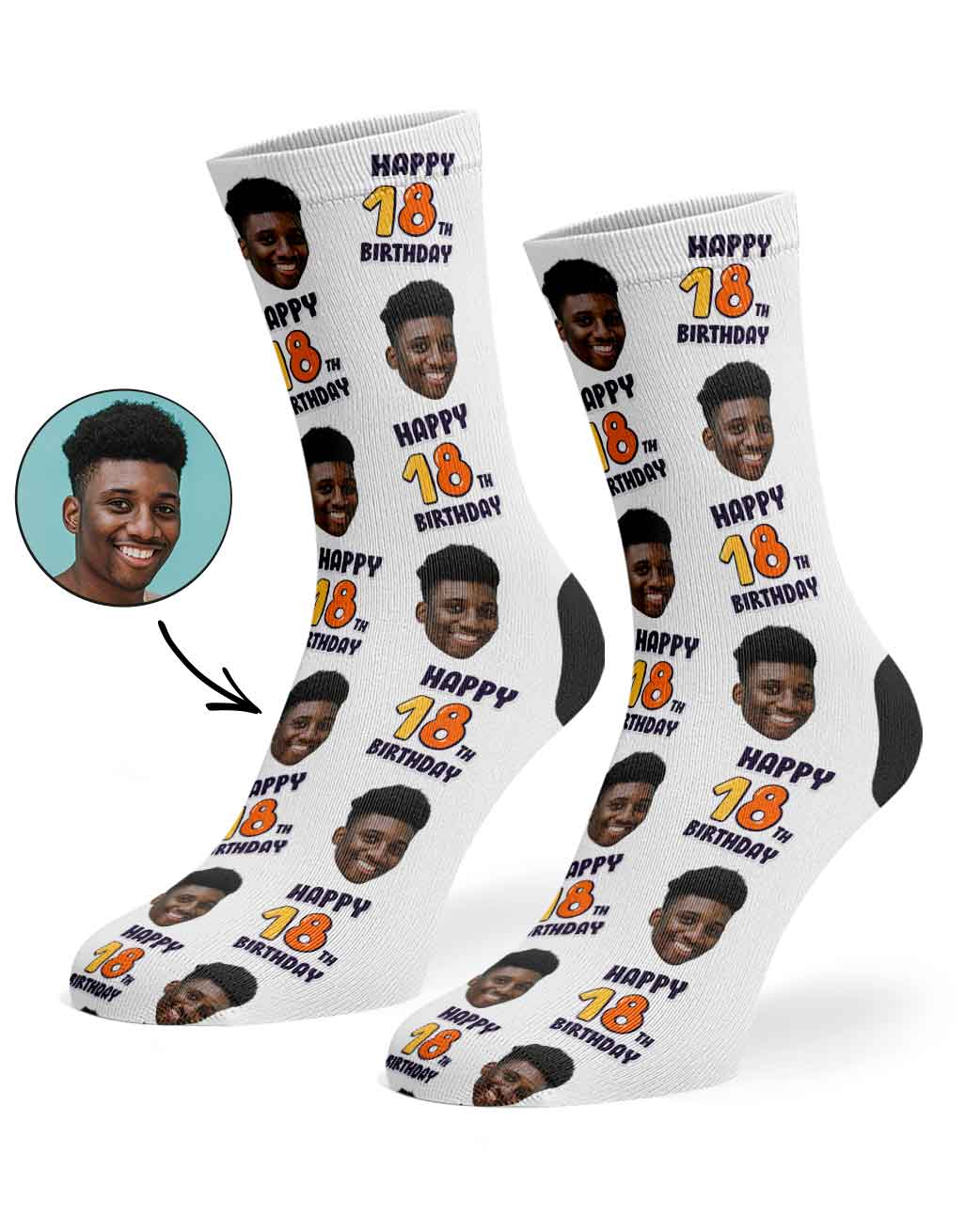 18th Birthday Socks