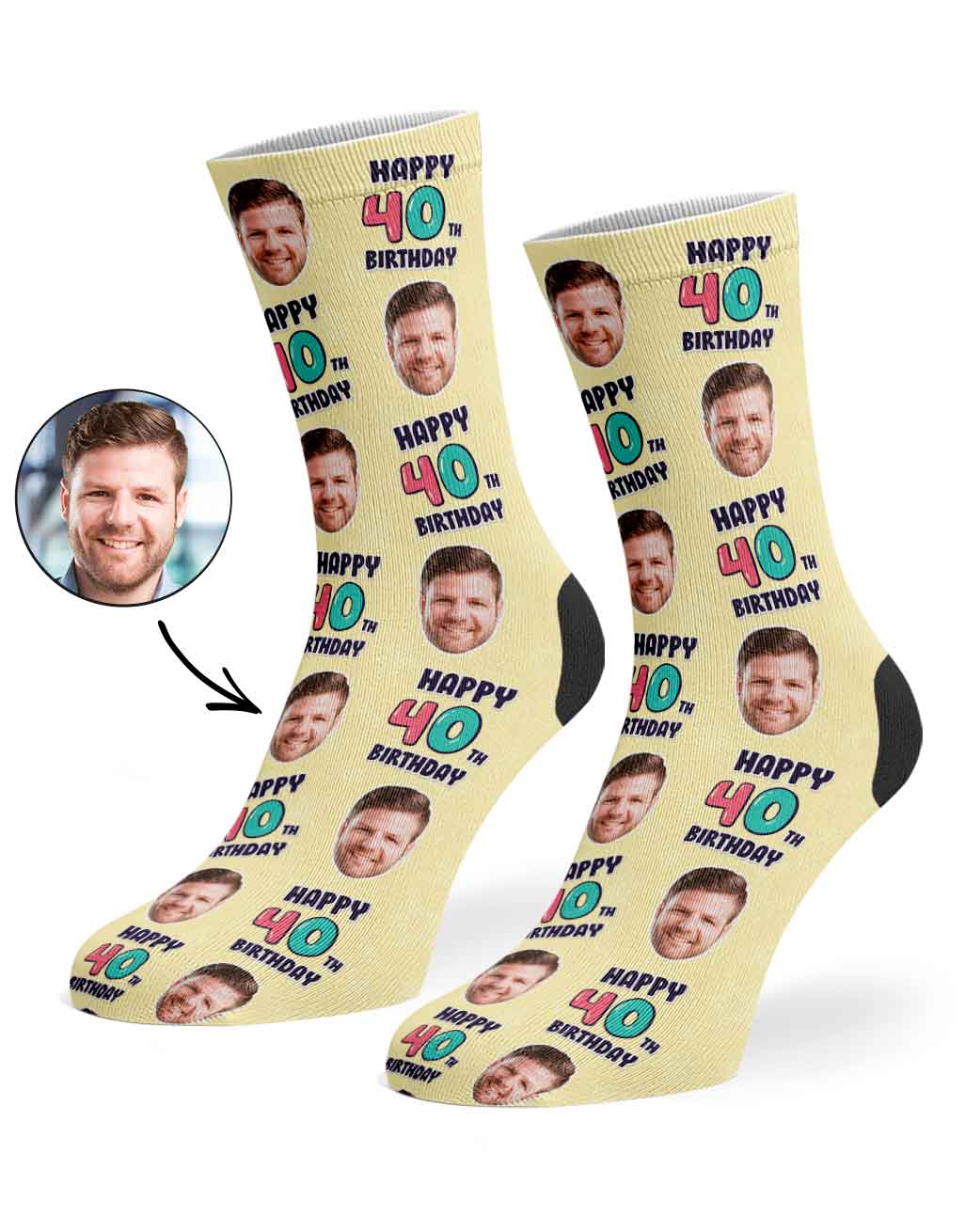 40th Birthday Socks