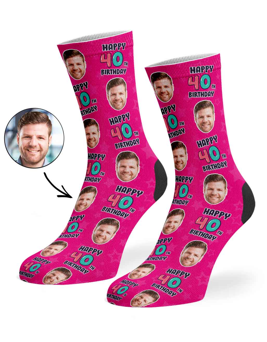 40th Birthday Socks