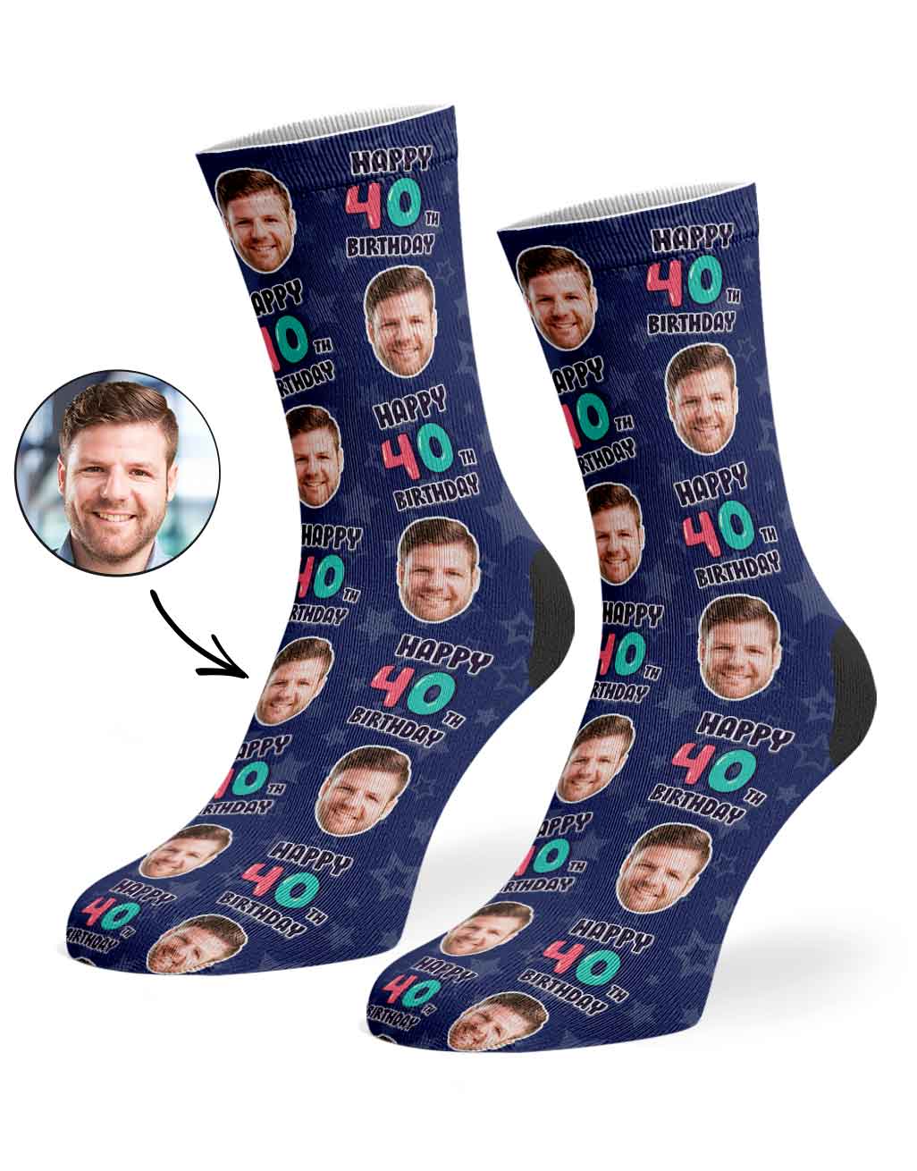 40th Birthday Socks