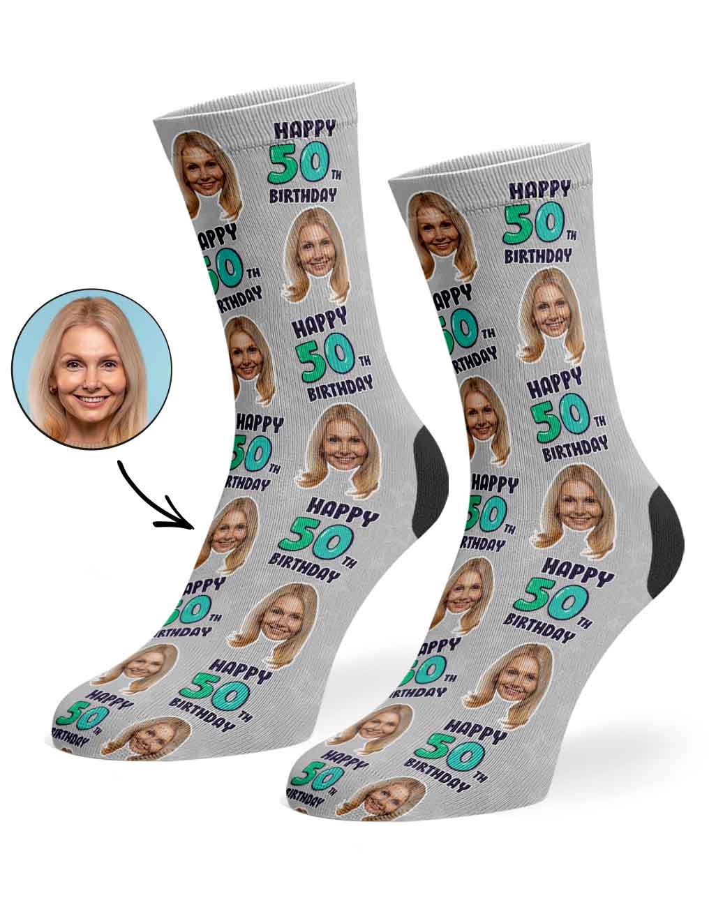 50th Birthday Socks