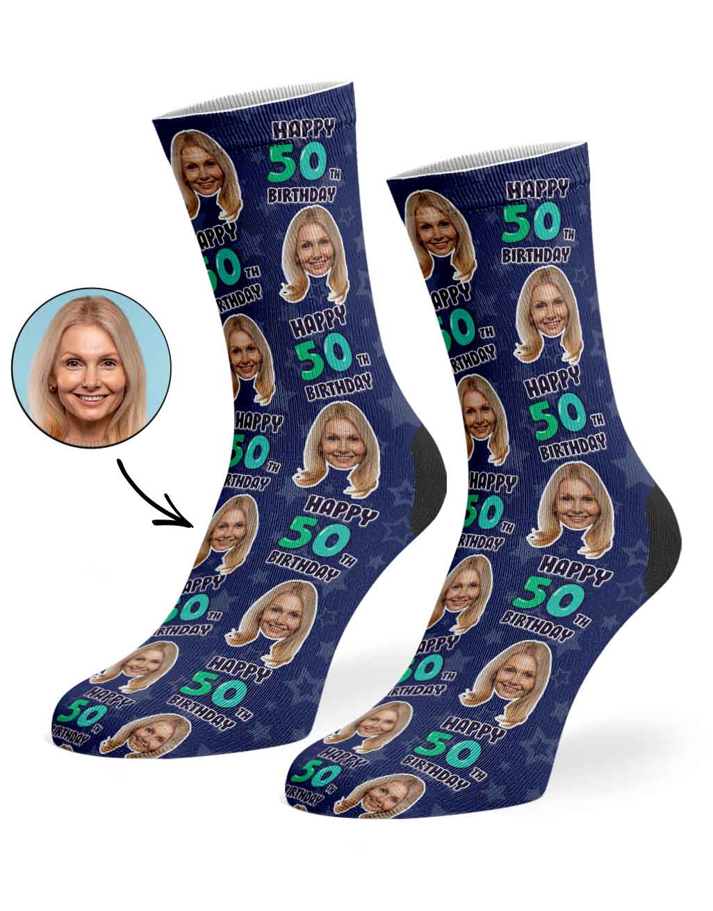 50th Birthday Socks