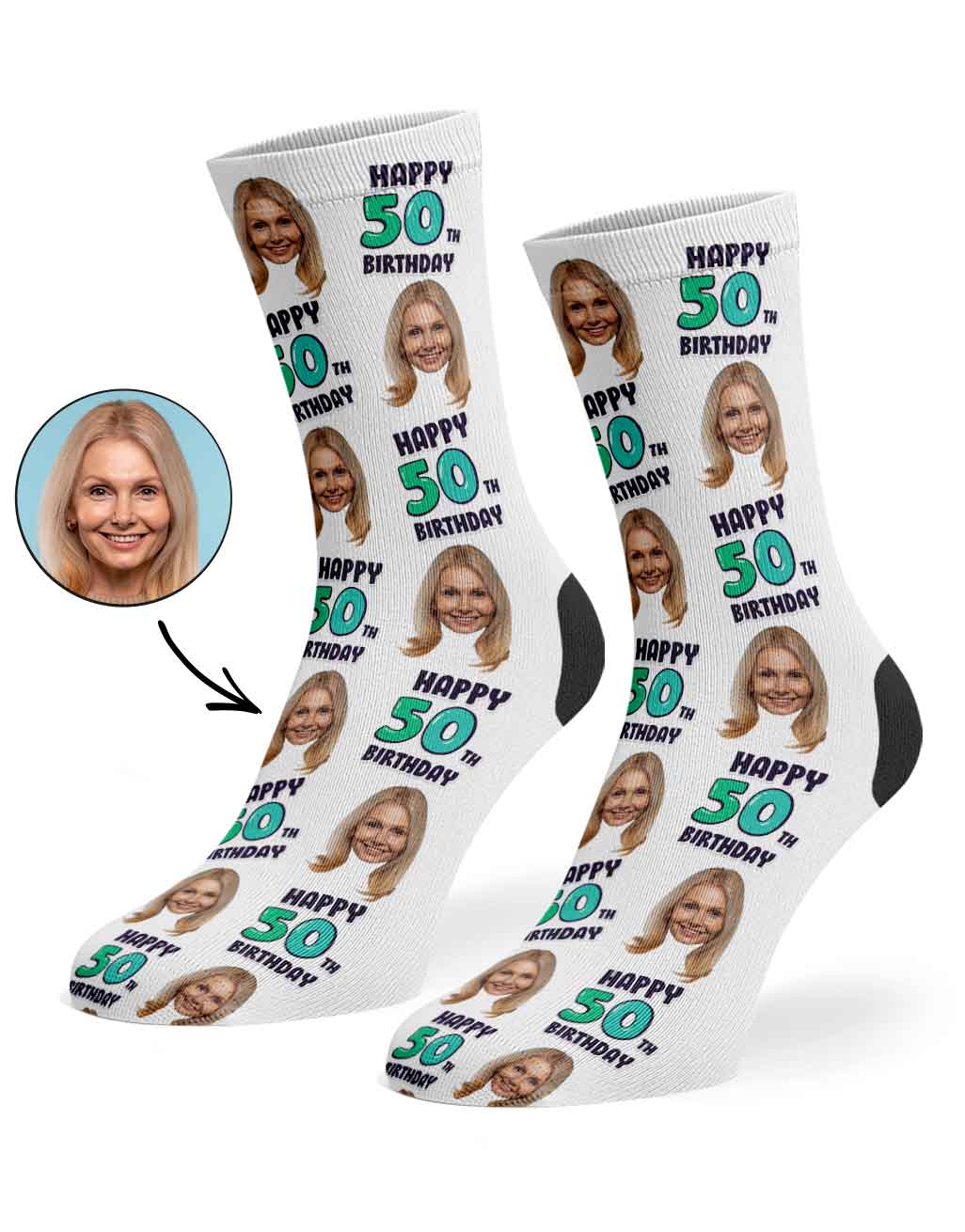 50th Birthday Socks