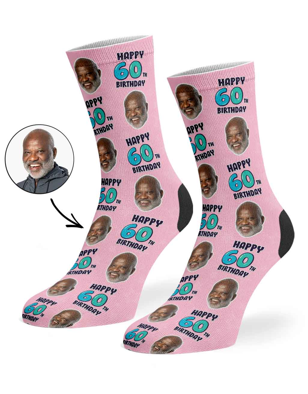 60th Birthday Socks