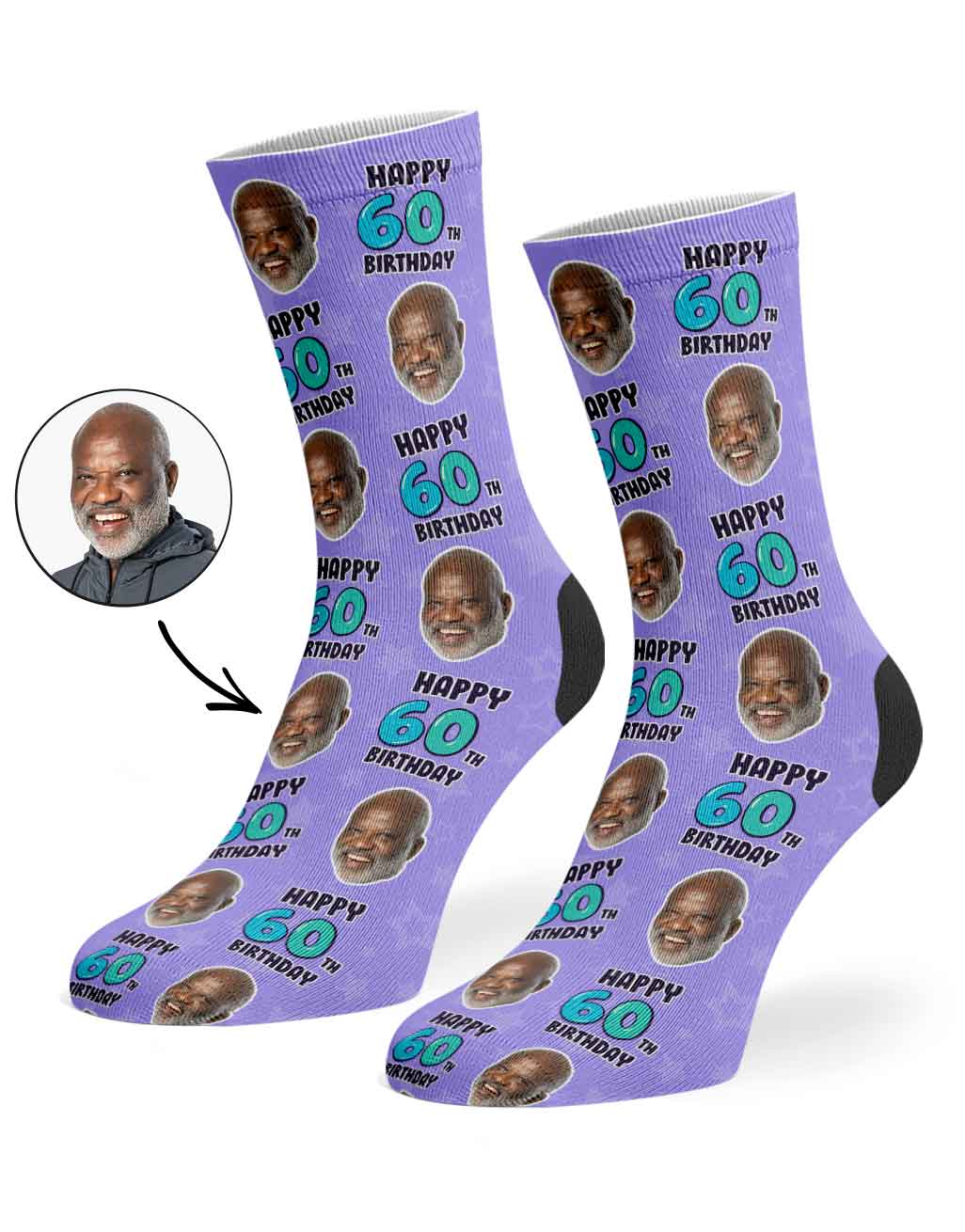 60th Birthday Socks