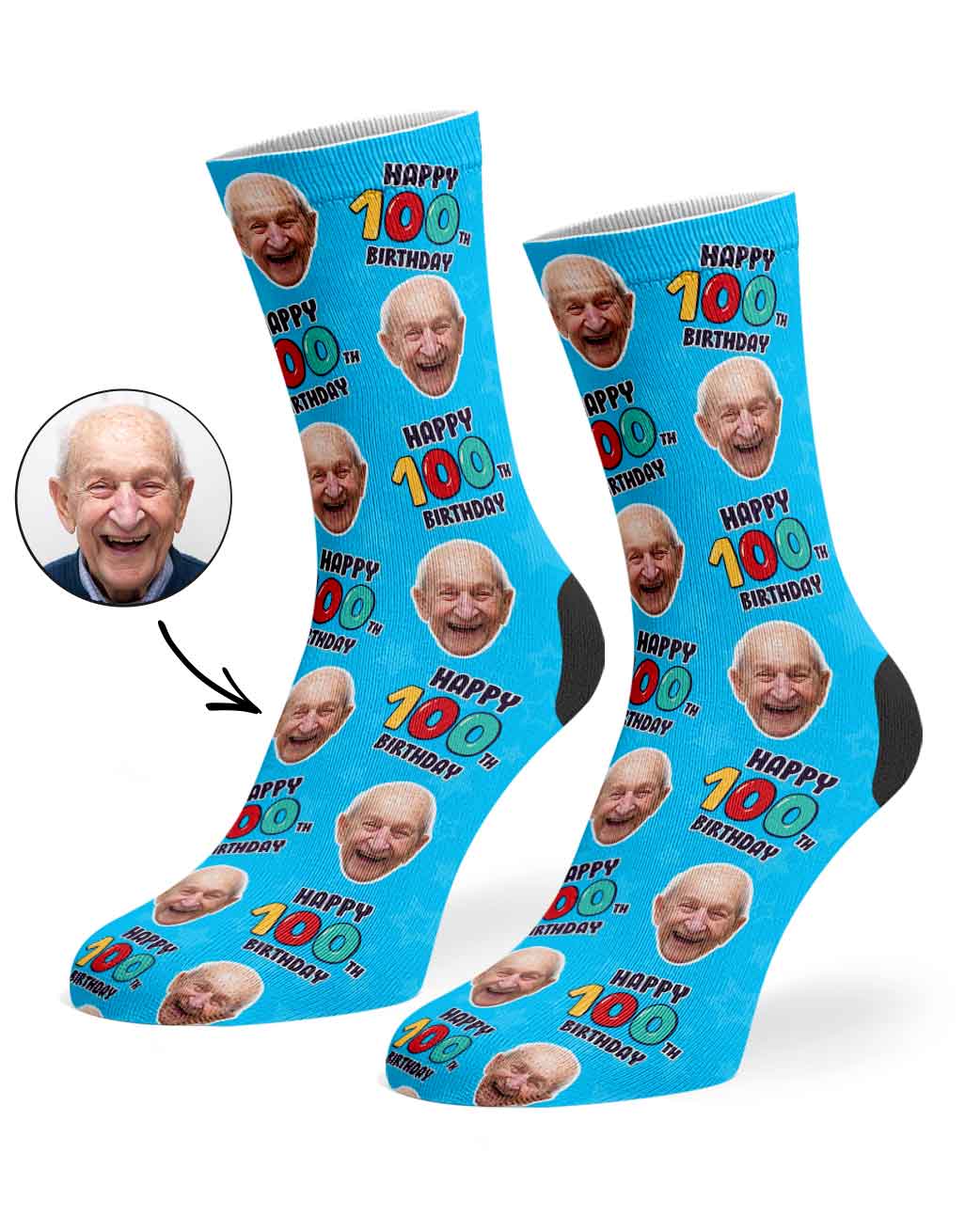 100th Birthday Socks