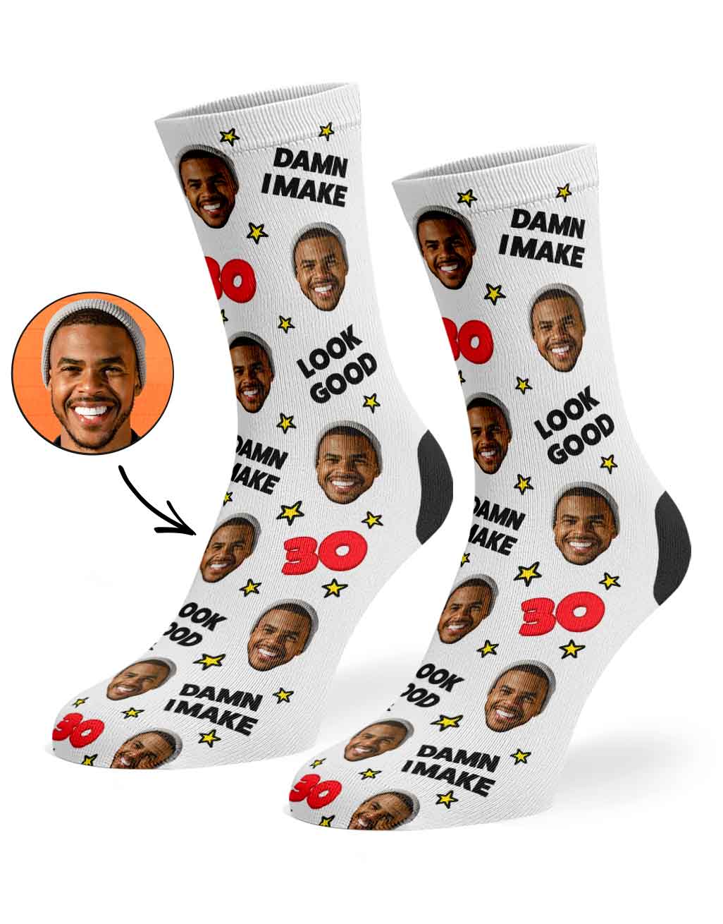 Damn I Make 30 Look Good Socks