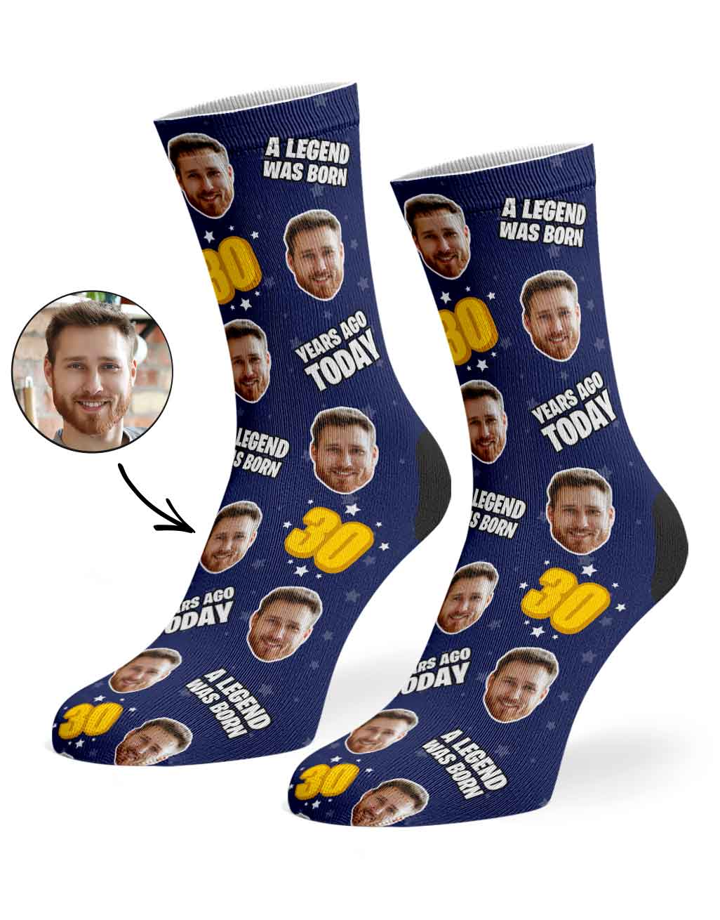 A Legend Was Born 30 Years Ago Today Socks