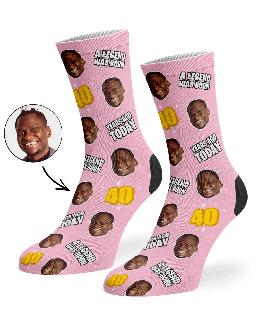 A Legend Was Born 40 Years Ago Today Socks