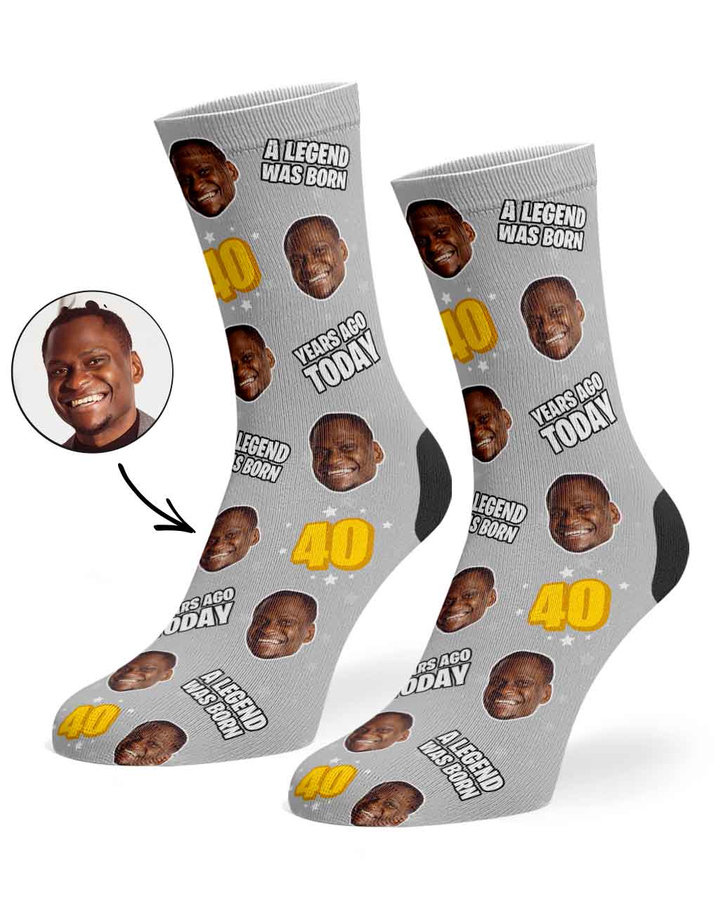 A Legend Was Born 40 Years Ago Today Socks