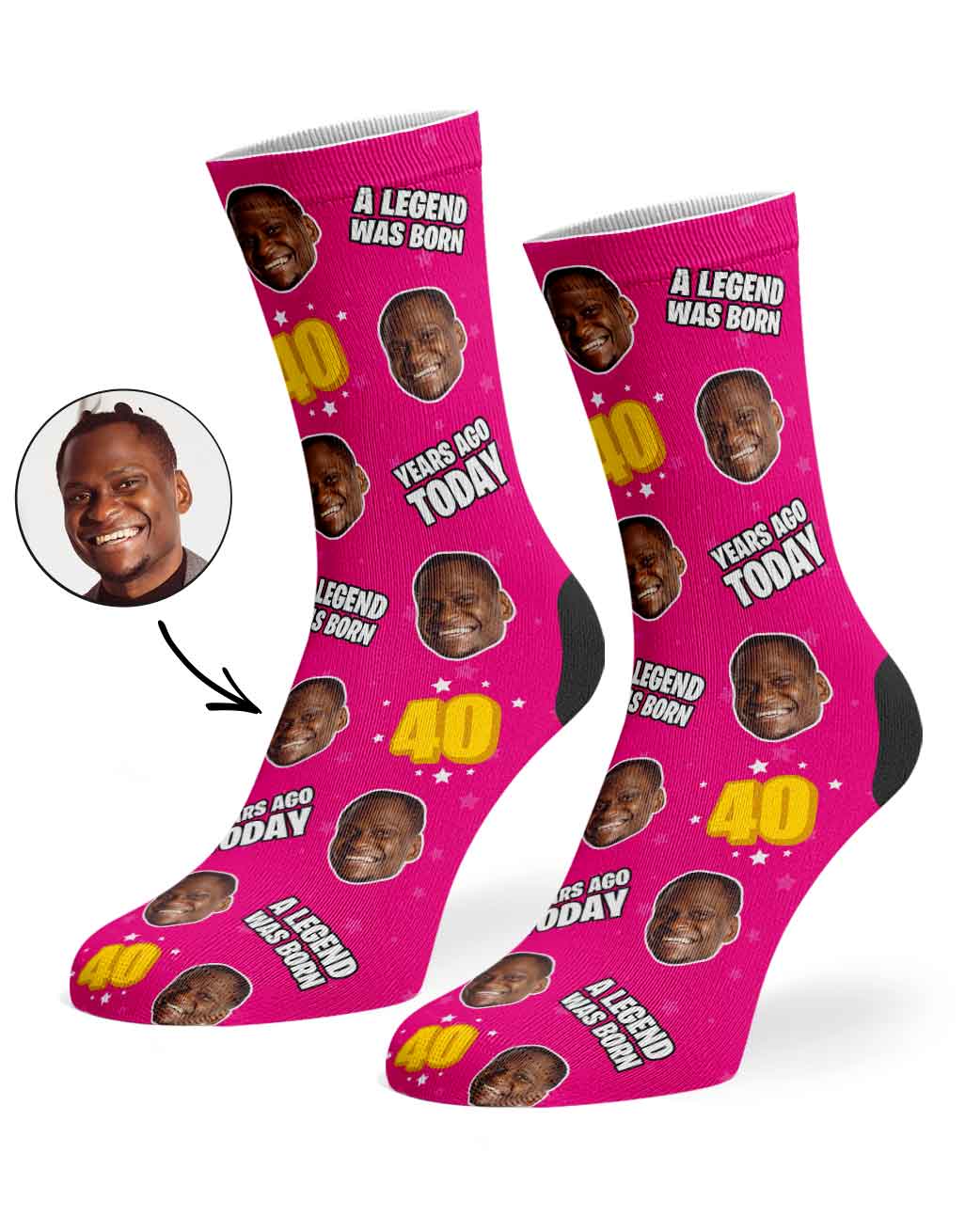 A Legend Was Born 40 Years Ago Today Socks