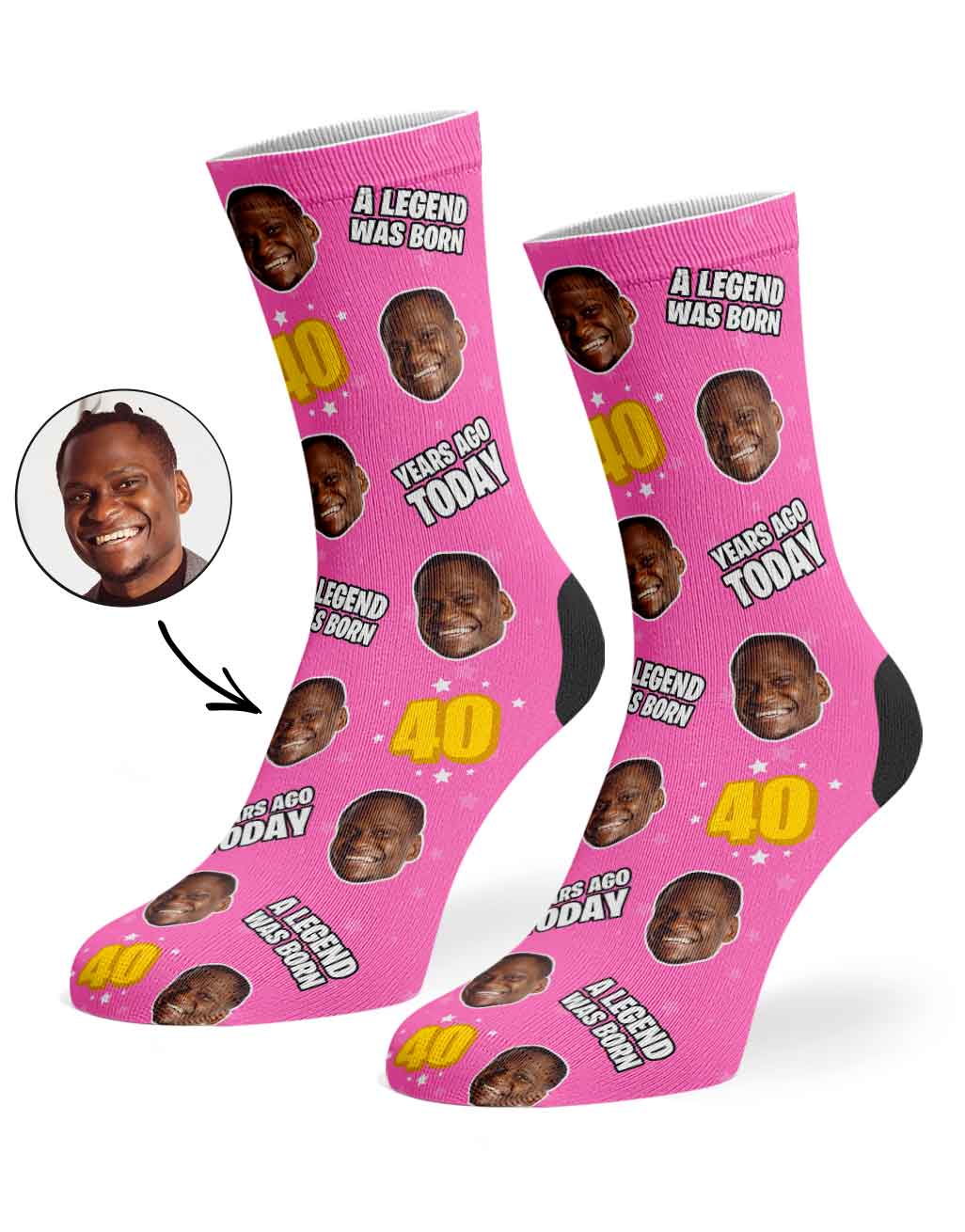 A Legend Was Born 40 Years Ago Today Socks