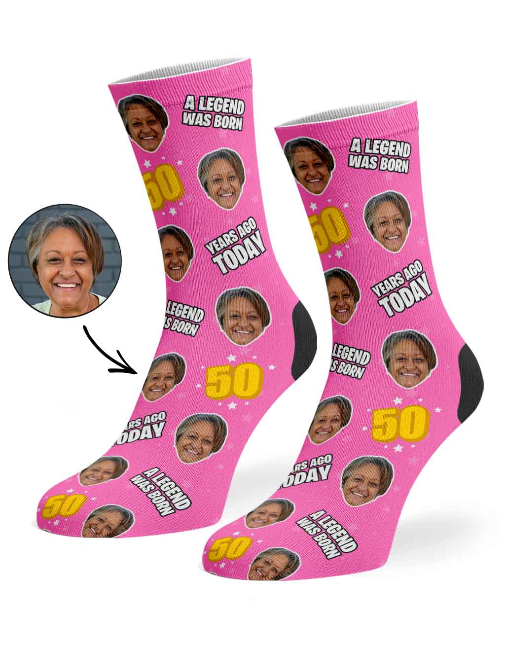A Legend Was Born 50 Years Ago Today Socks