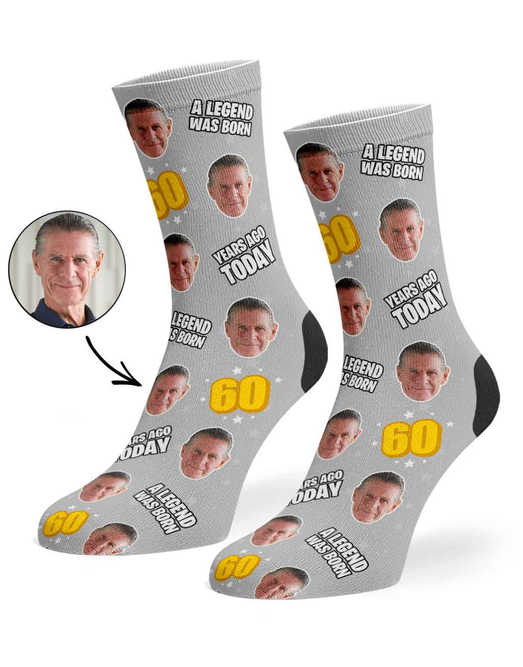 A Legend Was Born 60 Years Ago Today Socks
