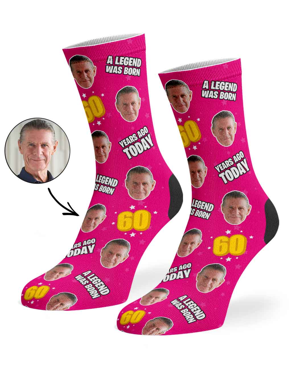A Legend Was Born 60 Years Ago Today Socks