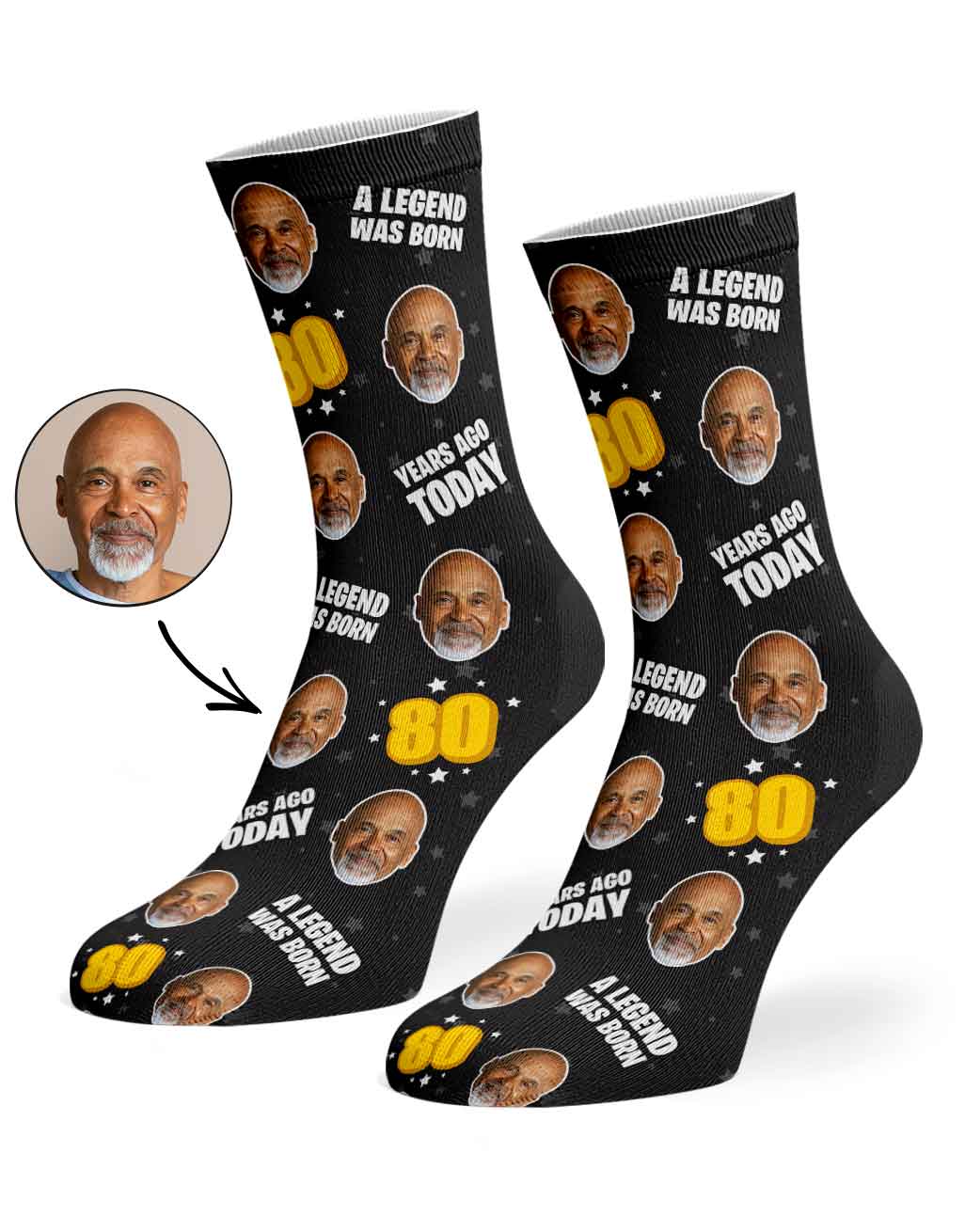 A Legend Was Born 80 Years Ago Today Socks