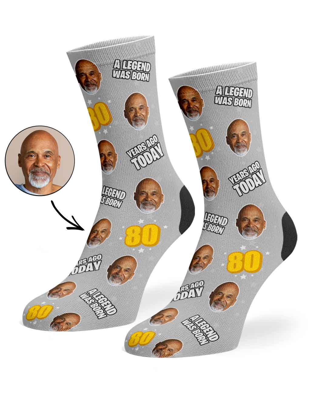 A Legend Was Born 80 Years Ago Today Socks