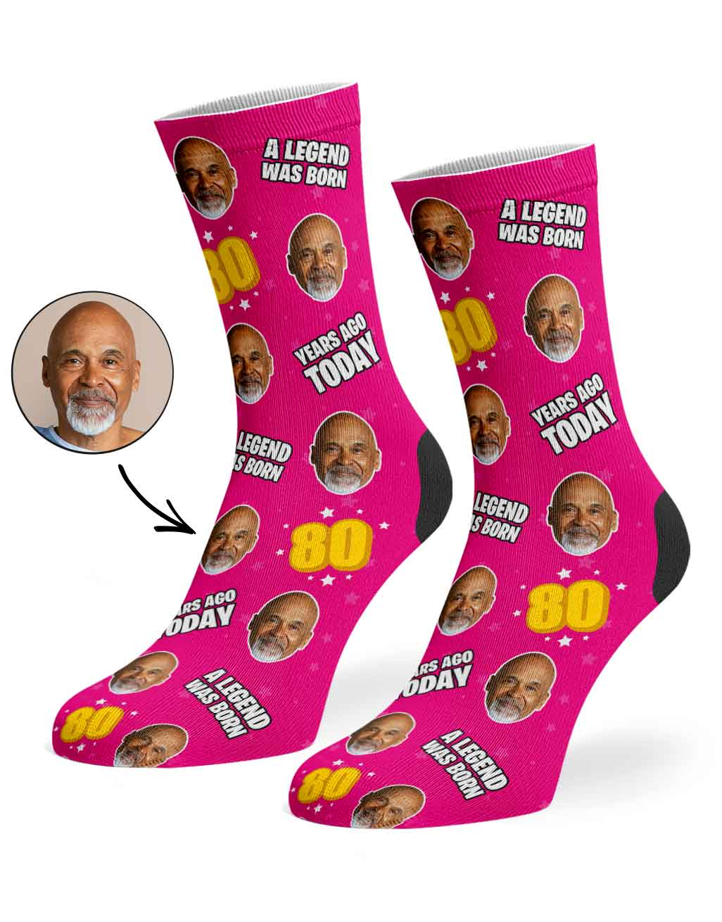 A Legend Was Born 80 Years Ago Today Socks
