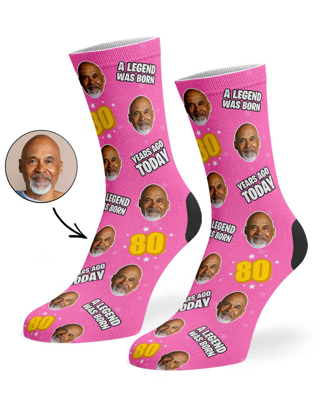 A Legend Was Born 80 Years Ago Today Socks
