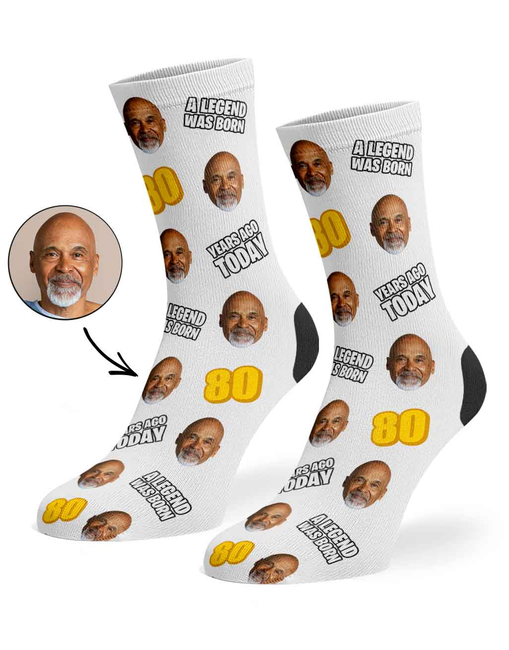 A Legend Was Born 80 Years Ago Today Socks