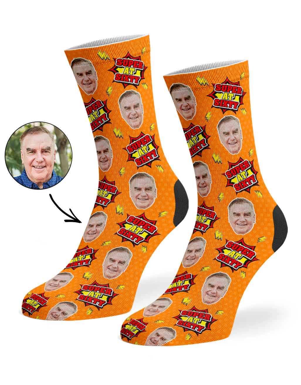 Super At Sixty Socks