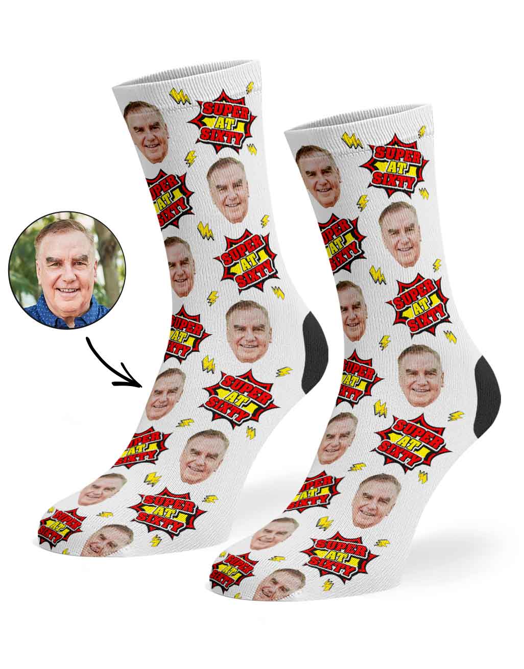 Super At Sixty Socks