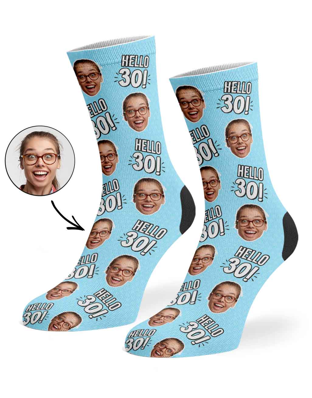 Hello 30 Socks