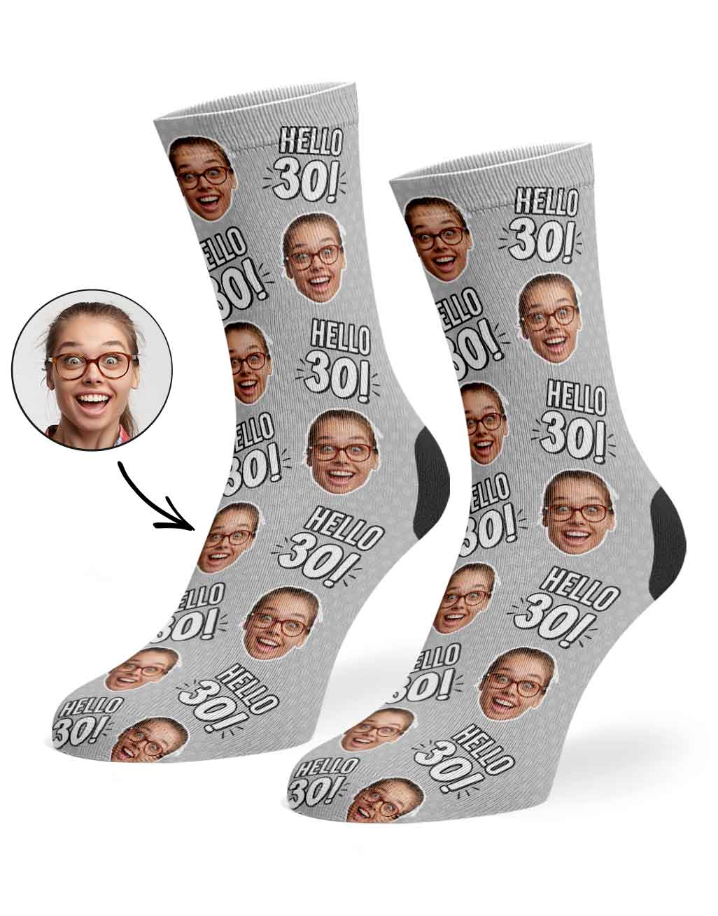Hello 30 Socks