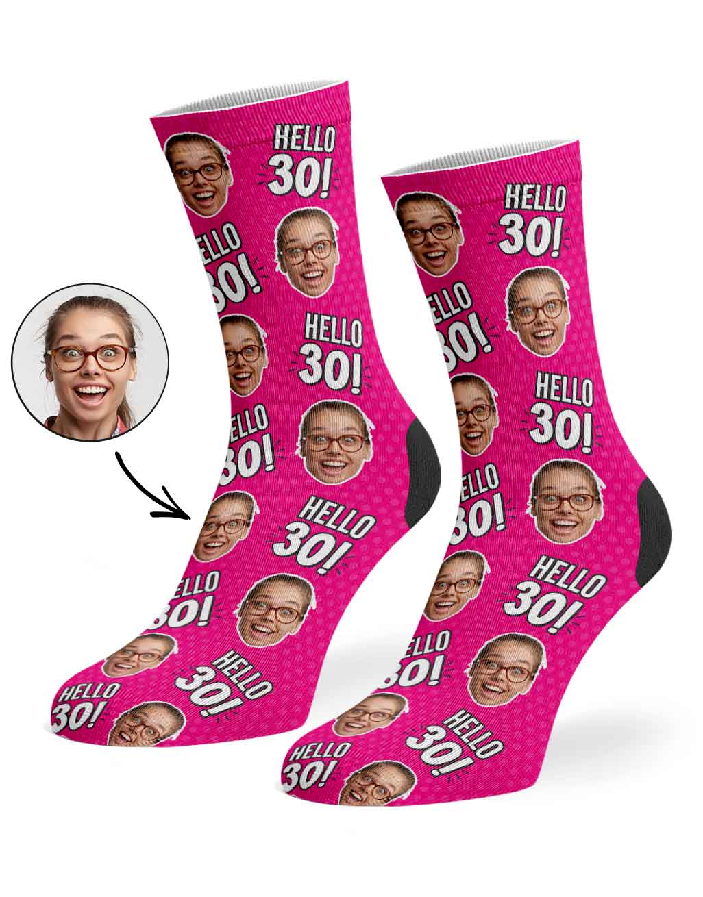 Hello 30 Socks