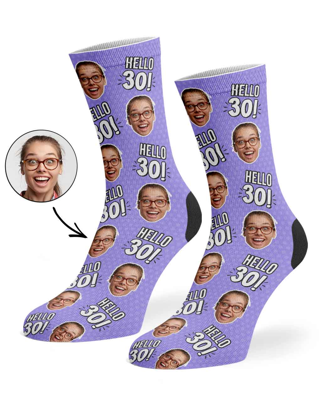 Hello 30 Socks