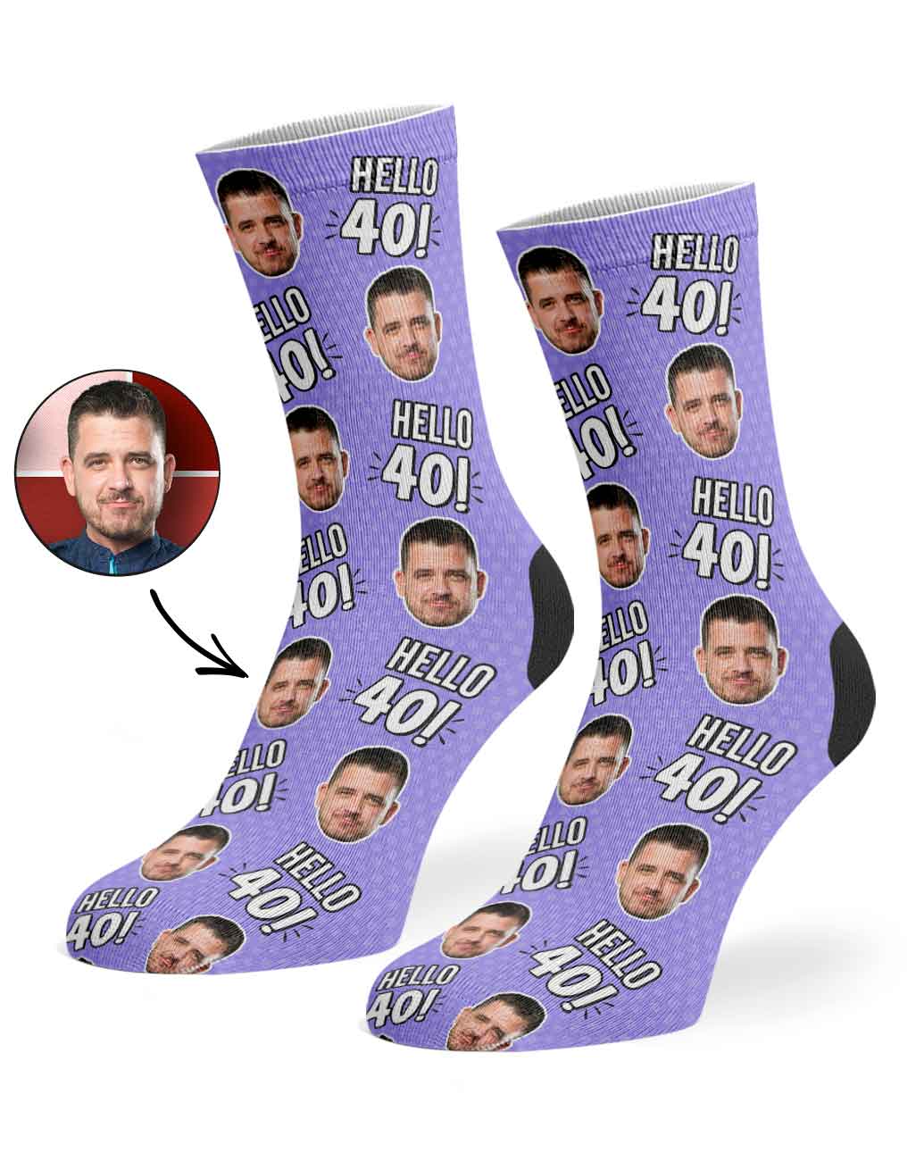 Hello 40 Socks
