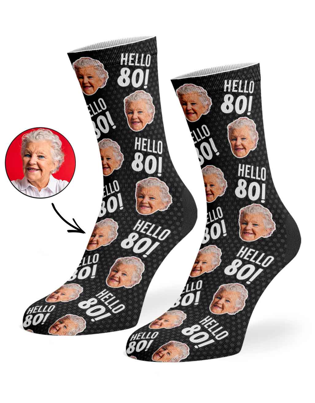 Hello 80 Socks