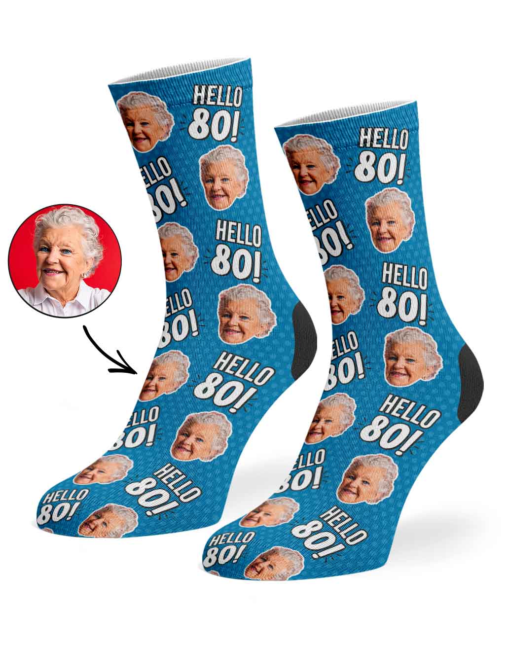 Hello 80 Socks
