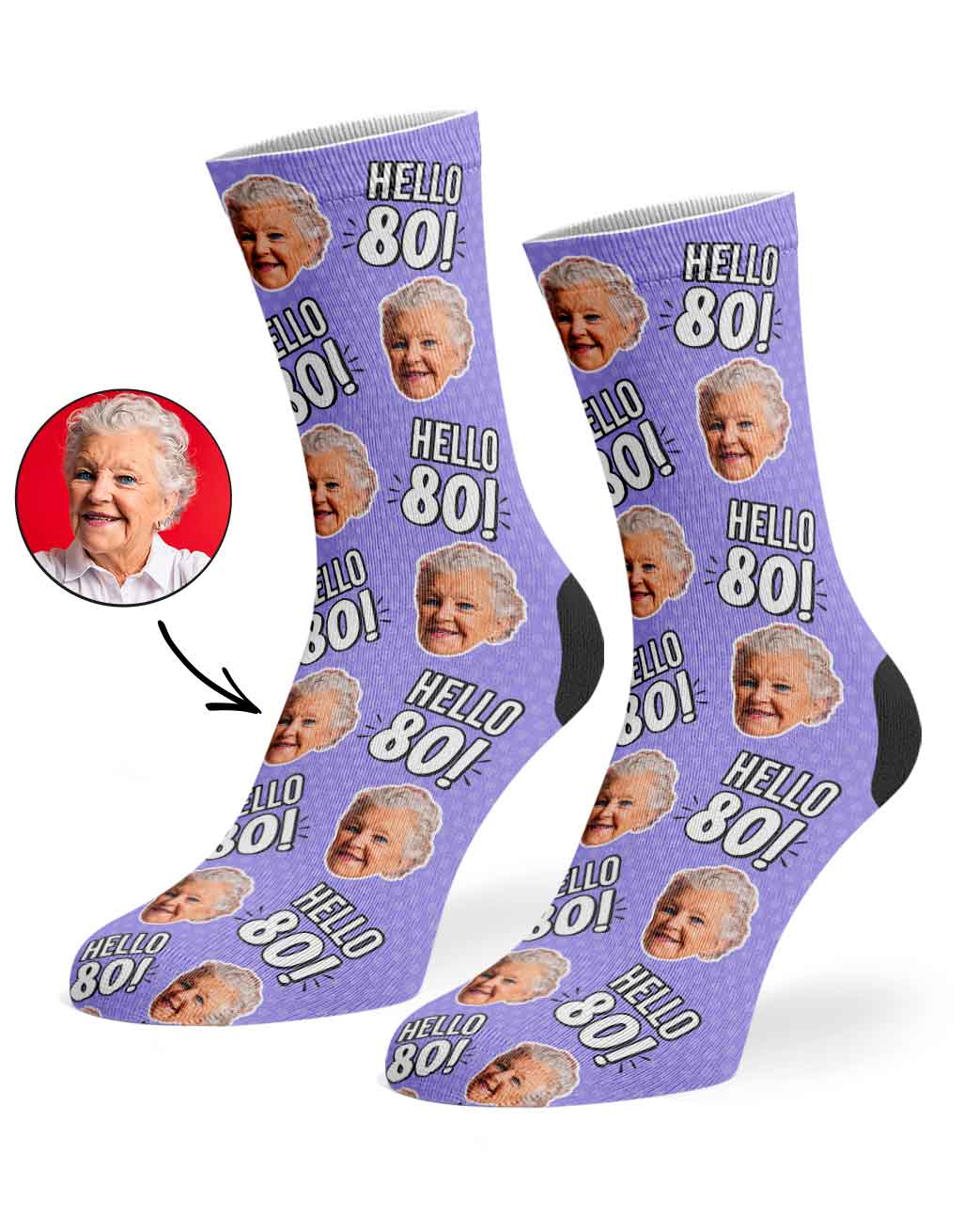 Hello 80 Socks