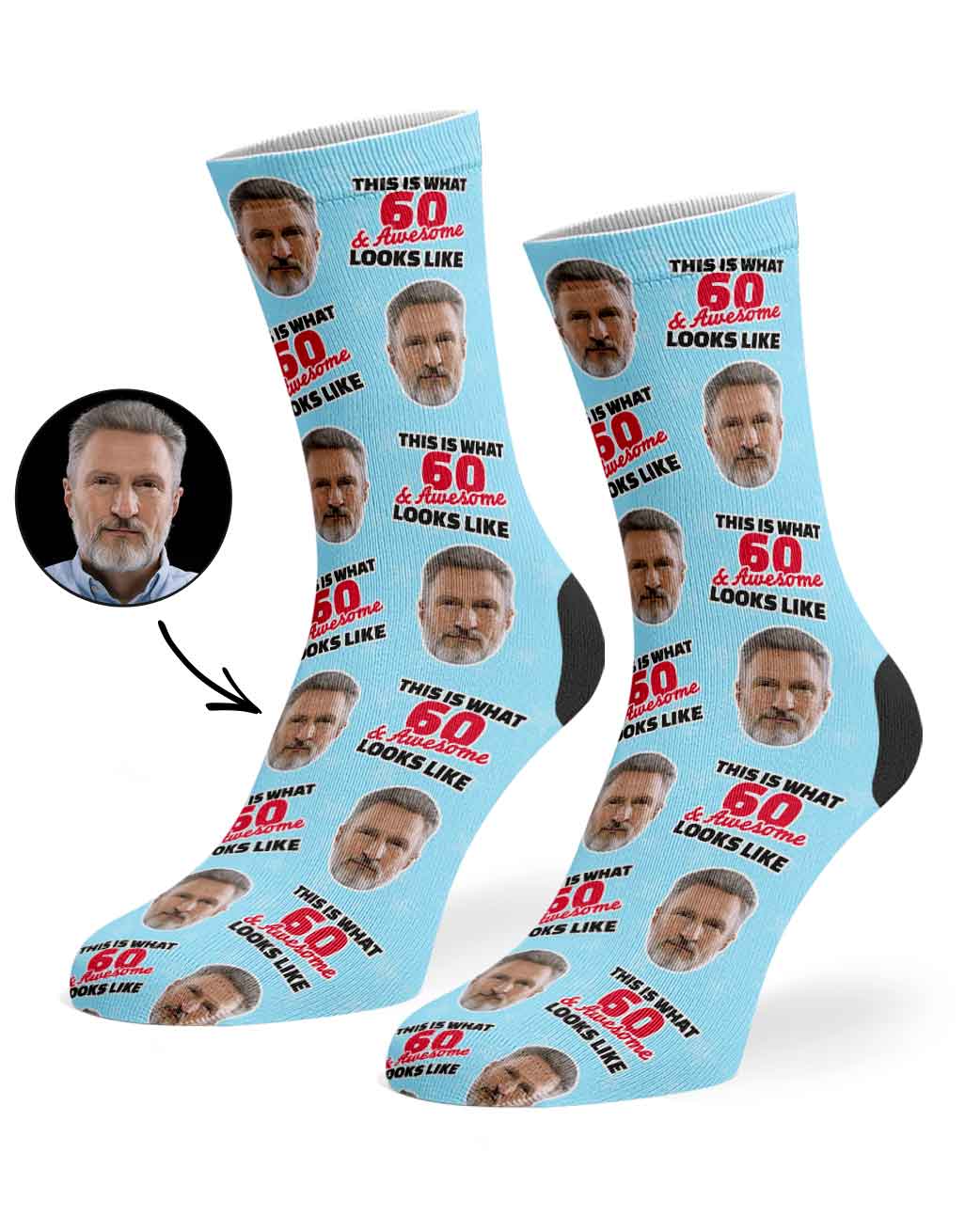 This Is What 60 & Awesome Looks Like Socks